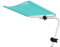 Bricoloco Parasol para hamacas y tumbonas - Universal Plegable y Orientable – Aluminio y Textilene Resistente y Transpirable