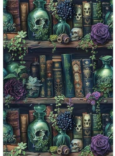 GHHKUD Buch Diamond Painting für Erwachsene, 5D Diamant Painting Bilder für Erwachsene Anfänger, DIY Diamond Art Painting Set, Full Drill Diamant Malerei für Dekoration 30x40 CM