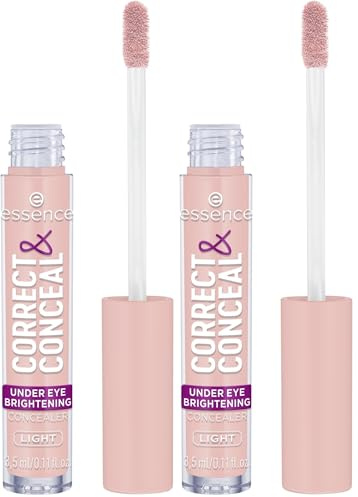 Essence Corrector Iluminador Zona Ojera Correct & Conceal, Iluminador, Corrector De Color, Natural (3.5Ml) (Paquete de 2)