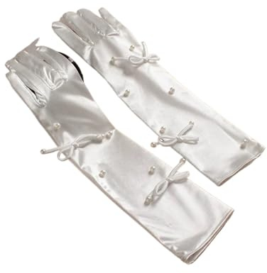 Brudhandskar, brudhandskar, prinsessa, eleganta bröllopshandskar för fest, bröllop, spets, satin, eblow-längd, tillbehör, formell kväll, Färg 3, one size