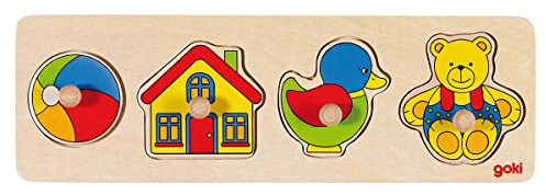 Goki 57998 - Steckpuzzle - Spielzeug