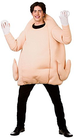 Wicked Costumes Adult Christmas Turkey Fancy Dress Costume - One Size