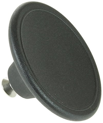 SPARES2GO Bouton de couvercle à grande poignée de 5,5 cm compatible avec Le Creuset casserole (noir)