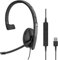 Sennheiser EPOS I ADAPT SC 130 USB - Headset - on-ear - wired - active noise cancelling - USB - black, white - Certified for Skype for Business