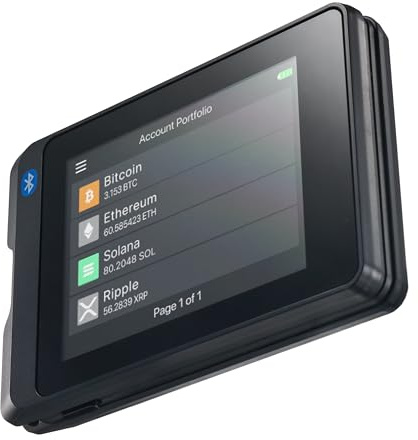 SecuX W20 – Sicherste Krypto Hardware Wallet mit Bluetooth und NFT Unterstützung – Großer Touchscreen – Einfache Verwaltung Ihrer Bitcoin, Ethereum, SOL, LTC, Doge, BNB, Dash, XLM, ERC20, BSC und mehr