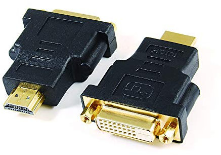 EXCALIBUR ADATTATORE ADATTATORE MASCHIO HDMI A FEMMINA DVI-D (24+1) placcato ORO