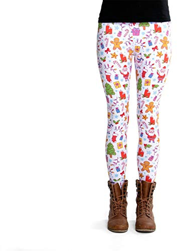cosey- Christmas Line Leggings- in verschiedenen Weihnachtsmotiven (Einheitsgrößen) (X-Mas Celebration)
