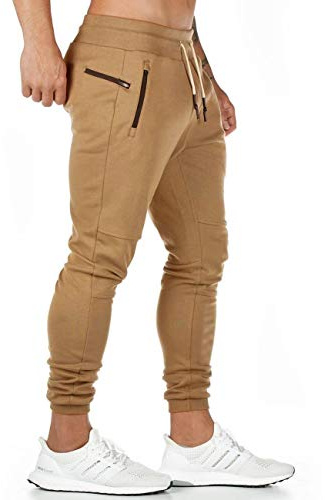 SOMTHRON Herr elastisk midja bälte bomull jogging sweat byxor plus storlek mode långa sport cargo byxor shorts med fickor joggingbyxor activewear byxor