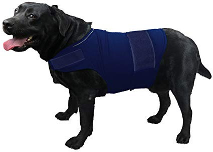 cattamao Komfortabler Hundemantel zur Linderung von Angstzuständen, beruhigende Weste für Gewitter, Reisen, Feuerwerk am 4. Juli, Tierarztbesuche, Trennungsangstlinderung für Hunde, Größe XL