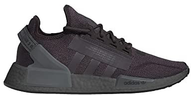 adidas Originals NMD R1 V2 Herren-Laufschuhe, lässig, Fy1161, Granat, Granat, Grau, Fiv, 44 EU, Granat Ombre Granat Grey Fiv, 44 EU