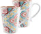 Purely Home Tazas de melamina Rio Corte – al aire libre/camping/barbacoa – Plástico/melamina reutilizable al aire libre vasos x 2