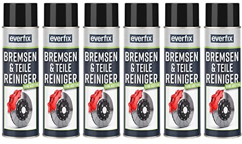 Everfix Bremsenreiniger Spray (6 x 500 ml) Bremsen und Teilereiniger - Reiniger ohne Aceton