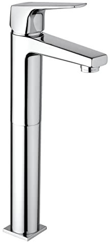 Yellowshop - Miscelatore bagno completo rubinetteria Iceberg lavabo bidet vasca e doccia incasso ed esterno in ottone cromato flessibile inox piletta Made in Italy (Lavabo Alto)