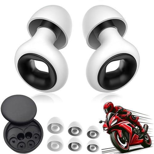 Tapones Oídos, Tapones para los Oídos, Protección Auditiva Súper Suave Tapones, Reutilizable en Silicona Flexible, Protección Auditiva para Festivales, Eventos en Directo, Músicos, DJ y Vida Nocturna