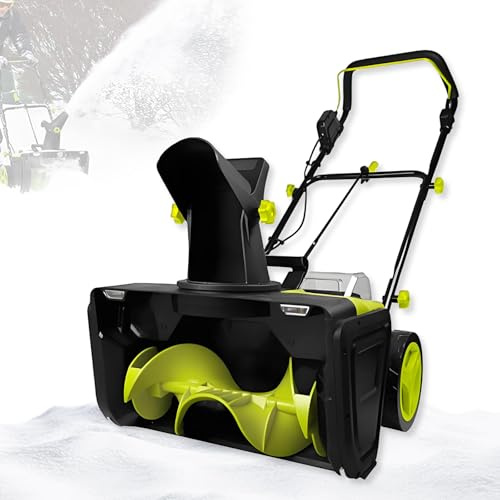 3500 W snöslunga Electric Pro, sladdlös snöslunga 40V, 50 cm arbetsbredd, max 7,6 m kastlängd, dubbla LED-strålkastare för kommersiella och bostadsområden