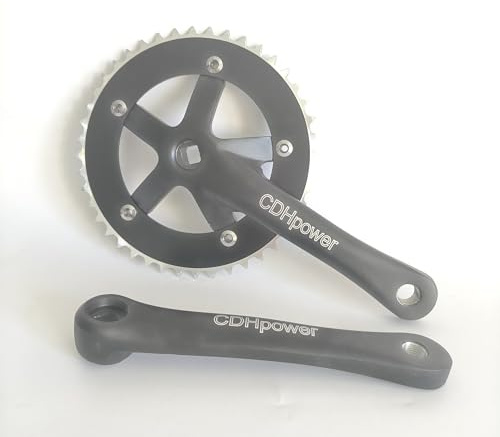 CDHPOWER Bicycle Crankset 44T 170mm Single Speed 130 BCD
