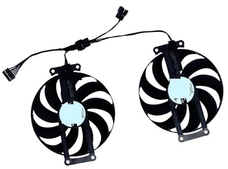YLGOZFM Piezas de portátil Ventilador para Tarjeta gráfica T129215SU, PLA09215S12H, 2 Unidades/Juego para ASUS Dual RTX 3060Ti V2 Mini OC para 3060 12 GB Mini(PLA09215S12H)