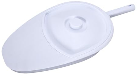 Etyldya Padella Letto Padella Letto Portatile con Manico Ergonomico Grande Capacità Facile da Pulire in PP Spesso Adatta Uomini Donne Malati