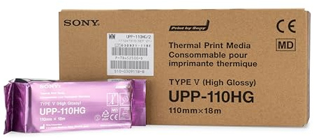 Sony UPP-110HG Thermal Print Media Video Imaging Paper 1box (10 Rolls)