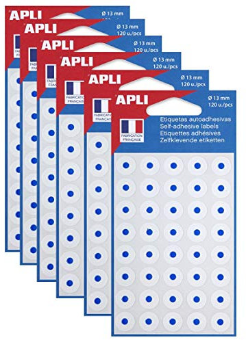 agipa Lochverstärkungsringe weiß, Durchmesser: 13 mm VE=6