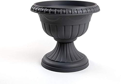 Formplastic Pflanzkübel Blumenspindel Amphore Pflanzschale Roma ∅25cm Anthrazit