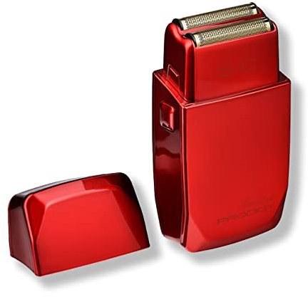 Stylecraft Afeitadora Eléctrica Profesional para Hombre, Barba y Pelo, 120 min Autonomía Sin Cable, Lámina Titanio Dorado Hipoalergénica, Compatible con Cargadores Inalámbricos QI