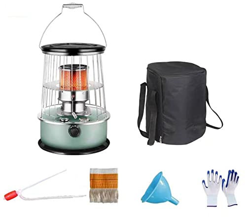 FEAW 6,0 L Petroleum Heizung,Tragbarer Petroleumofen Für Innenräume,Effizienter Petroleum Ofen,Mobile Heizung Ohne Strom Innen,für Notheizung,Campen und Wandern