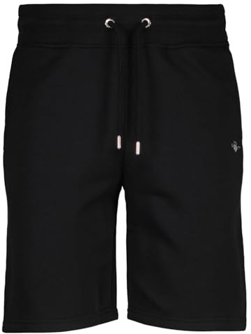 GANT REG Sweat Short De Survêtement Shield Regular, Black, S Homme