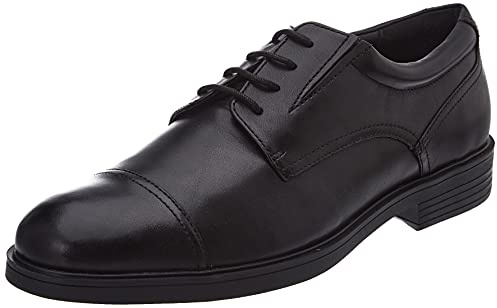 Geox U Iacopo a Oxford para Hombre, Black, 36 EU