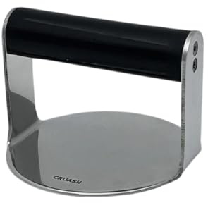 Cruash Smasher Profesional de Acero Inoxidable para Smash Burgers, Prensa Hamburguesas, Smash Burger Smasher, Smasher hamburgesa, Aplastador de Hamburguesa