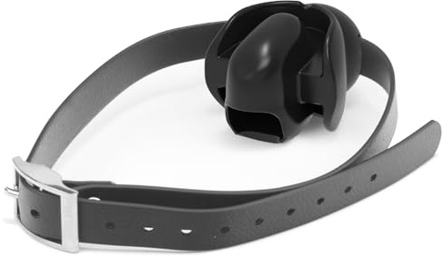 Kutocesy Mordaza Boca Sex para Bondage BDSM Fijación de la Lengua con Bola de Silicona ajustable Esclavo Fetiche Juguete Sexual para Mujeres Hombres y Parejas (Black)