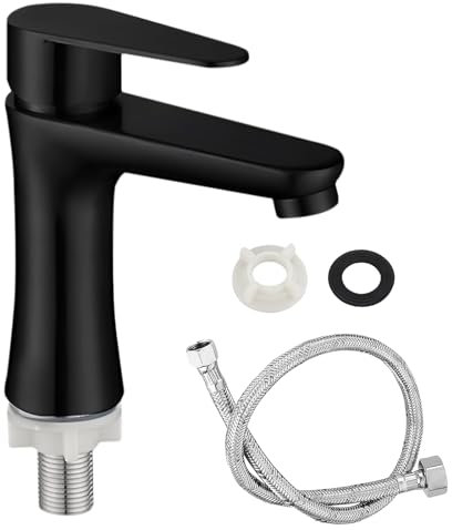 Robinet de Salle de Bain en Acier Inoxydable 304 Pour Lavabo, Cuisine Froide et Toilettes Invitées