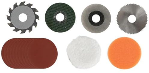 Luobannm Accesorios para Mini Sierras de Mesa Multifuncionales: Velocidad, Ángulo de Corte, Profundidad de Corte Ajustable y Lijado.