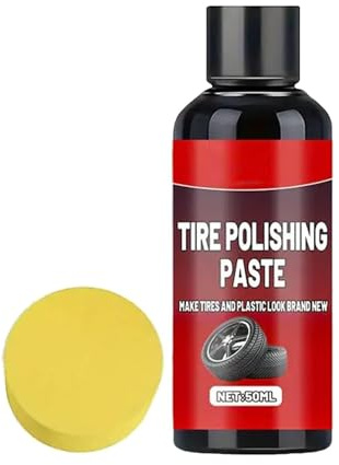 bildäck-glans 50 ml däckvård med | Fälgglans för bilddäck för svärta, skydd och glans i ett nytt utseende — för lastbilar, motorcyklar och husbilar —