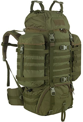 Wisport Raccoon 85L Rucksack Oliv Grün