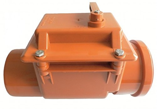 Valvola di ritiro, valvola antiritiro: Ø DN 125 (125 mm), valvola antiritorno bloccabile con inserto in acciaio inox