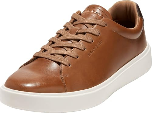 Cole Haan Mens Grand Crosscourt Traveler Sneaker, British Tan/Dark Chocolate/Egret, 11-M US
