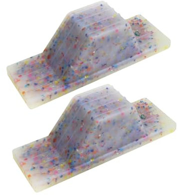 Trial Startblock Recycle | Aus recyceltem Spezialgummi | Mit 2 Seiten für individuelle Einstellung | Für Leichtathletik Einsteiger | Hergestellt in Italien