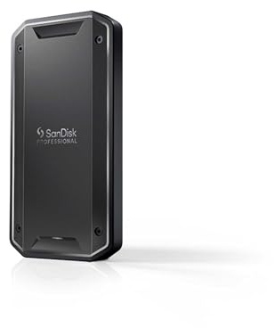 SanDisk PROFESSIONAL PRO-G40 SSD 4 TB (mobile SSD, exFAT formatiert, robuste NVMe SSD mit Thunderbolt 3, USB-C, bis zu 3.000 MB/s Lesen, IP68 Gehäuse, staub- und wasserbeständig)
