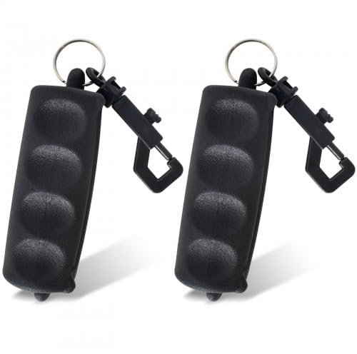 Cleminsta 2 Stück Bogenschießen Pfeilzieher, Gummi Pfeil Puller, Pfeil Ziel Remover, mit Gürtelclip, Pfeilziehhilfe Bogensport, Gripper Schutzpfeilzieher, für Einfaches Pfeilziehen (Schwarz)