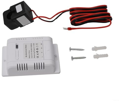 Compteur d'énergie intelligent, compteur électrique numérique, compteur d'énergie WiFi bidirectionnel, pour domotique intelligente, transformateur de capteur de courant à pince 150 A