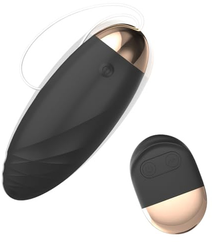 Ninonly Vibromasseur Œuf Bullet Puissant Femme Sex Toys pour Couples Noir