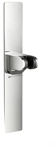 TONIXY Supporto magnetico per soffione doccia in acciaio inossidabile 304, regolabile, senza trapano, staffa da parete con forte base a ventosa, adatto per soffioni doccia standard per bagno (A)