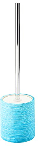 GEDY G-Sole Scopino WC, Misure e peso: 36,7X9,8X9,8 CM & 0,515 KG, Scopettino wc realizzato in resina, Finitura azzurra, Scopino bagno Design di R&S Gedy, 2 anni di garanzia