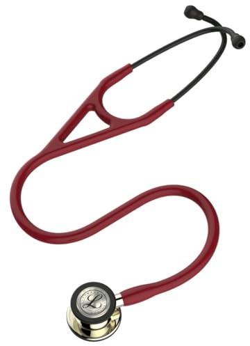 3M™ Littmann® Cardiology IV™ diagnostiskt stetoskop med gratis lasergravyr (vinröd – champagne 6176)