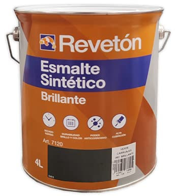 Reveton Esmalte Brillante Antioxidante 4 Lt (Verde Carruajes 062)