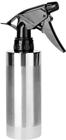 Tubayia 280ml Edelstahl Sprühflasche Garten Blumensprüher Pflanzensprüher Friseur Wassersprühflasche