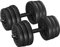 Yaheetech 2x10kg Hand Dumbbells Set for Men and Women Home Fitness Lifting Training Adjustable Free Weights