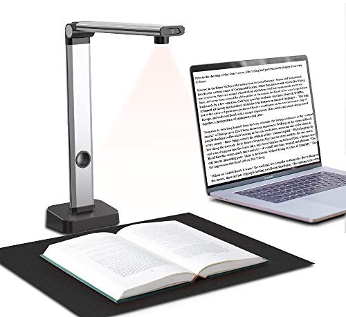 JOYUSING 14MP HD Book & Document Scanner, Capture Size A3, Smart Multi-Language OCR, Pdf, for Office and Education, Just Compatible with Window System