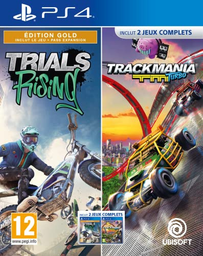 Compilation Trackmania + Trials Rising FRA PS4